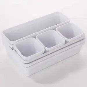 Adjustable Drawer Organizer Set – 8 pcs Divider Trays