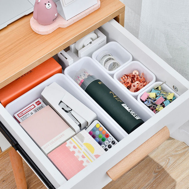 Adjustable Drawer Organizer Set – 8 pcs Divider Trays