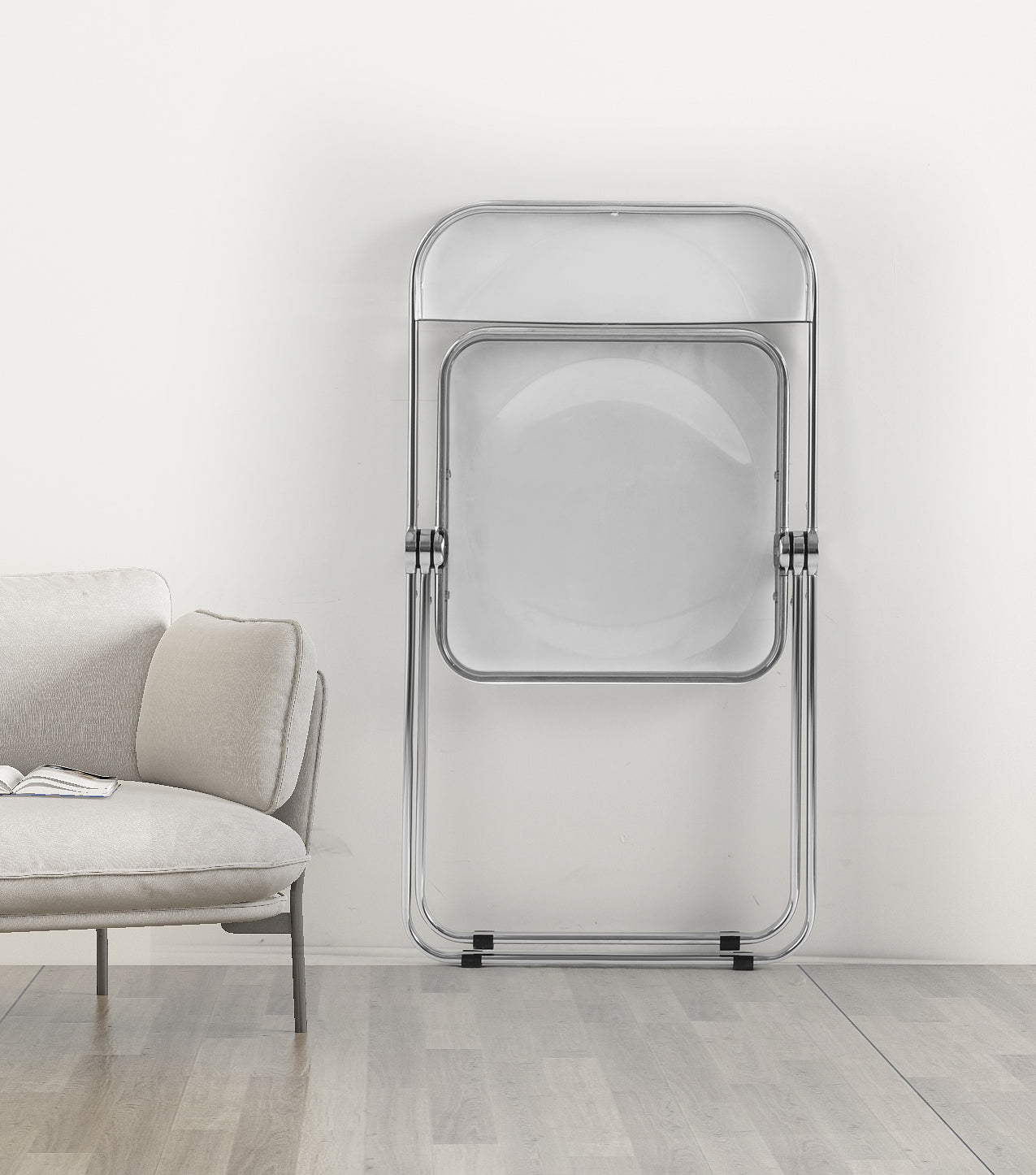 Clear Acrylic Folding Chair