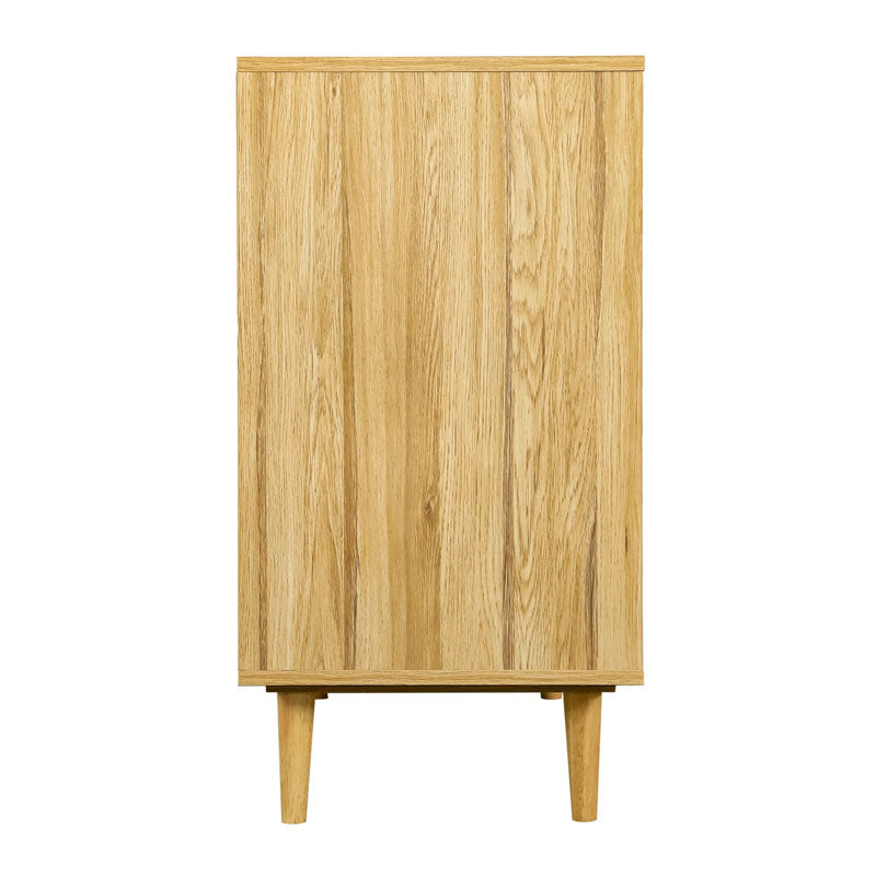 Rattan Storage Cabinet with Doors