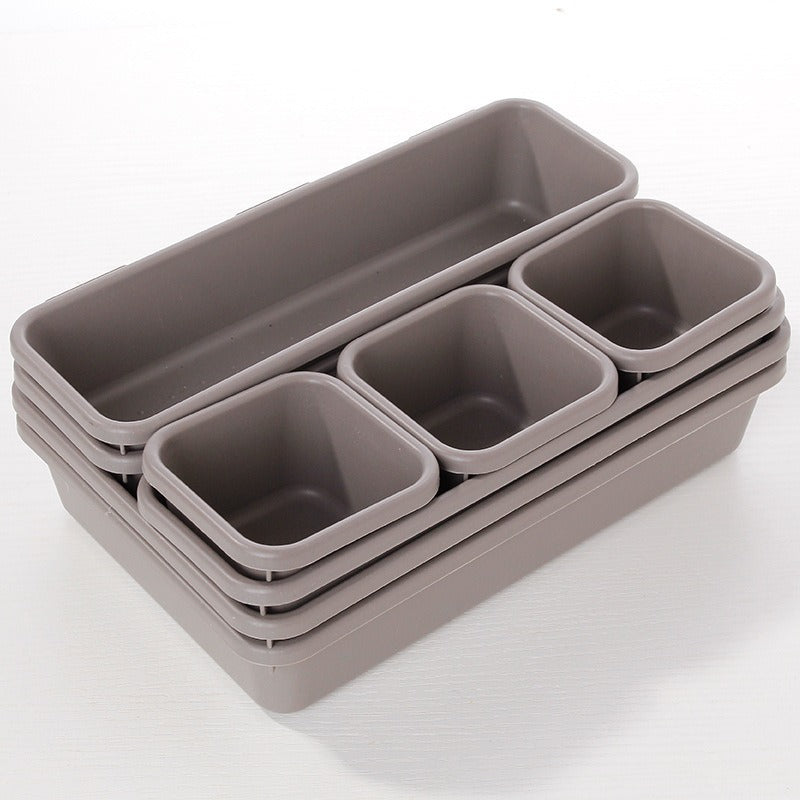 Adjustable Drawer Organizer Set – 8 pcs Divider Trays