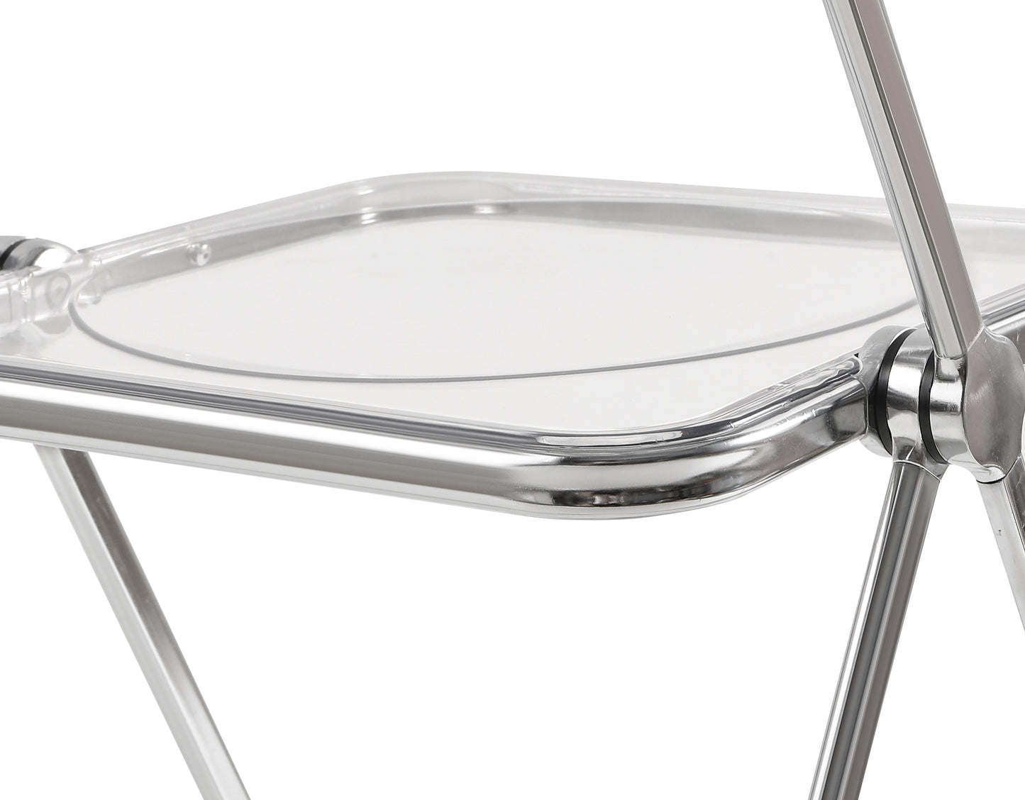 Clear Acrylic Folding Chair