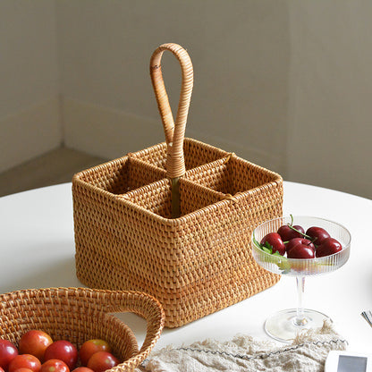 Handmade Rattan Storage Box