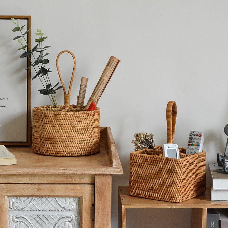 Handmade Rattan Storage Box