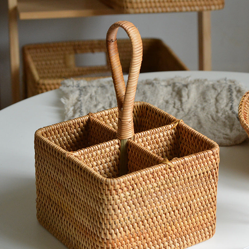 Handmade Rattan Storage Box