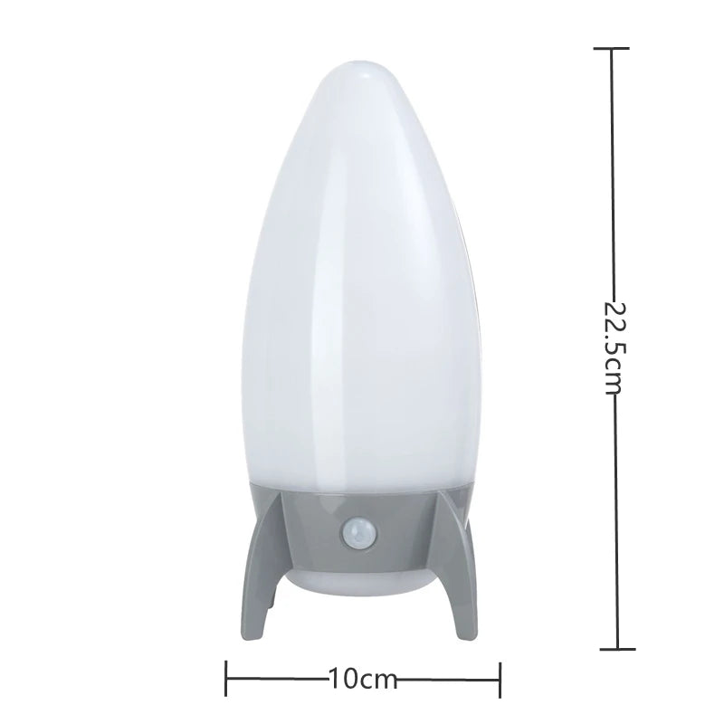 LED Rocket Table Lamp Night Light